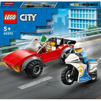 City La course-poursuite de la moto de police LEGO