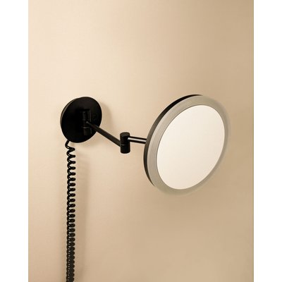 Miroir Grossissant Mural Avec Éclairage Led Réglable x5  ESSENTIALS COSMIC