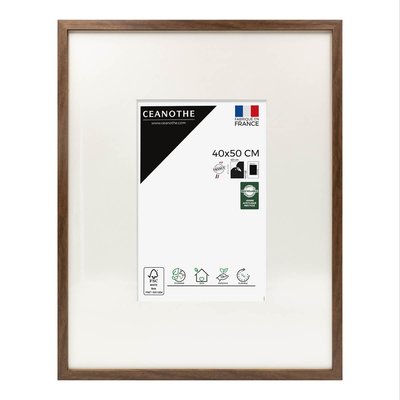 Cadre Photo Avec Passe-partout 40x50 Cm Résine Recyclée WILD CEANOTHE