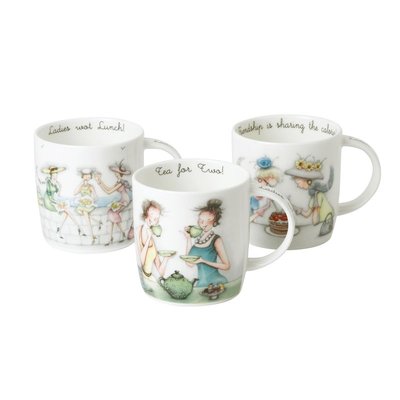 Mug 38 cl Tea time (lot de 3) ROY KIRKHAM