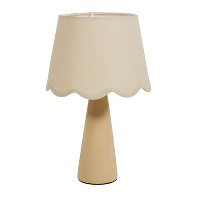 Lampe céramique lin Mathilde nude DECORATIE