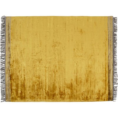 Tapis en viscose à franges, SOLEIL KARE DESIGN