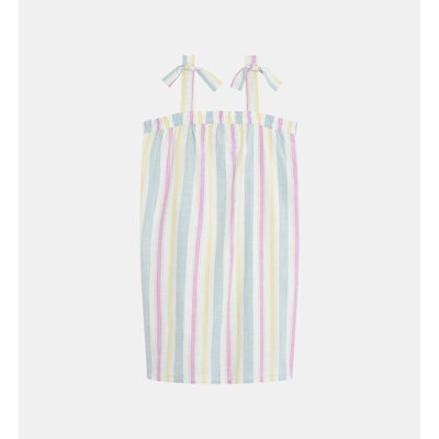 Robe À Bretelles Laetitia Bis Imprimé À Rayures Coton Organique GALERIES LAFAYETTE