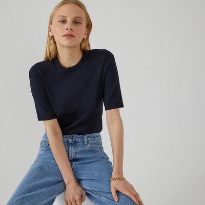 Pull basique, manches courtes LA REDOUTE COLLECTIONS
