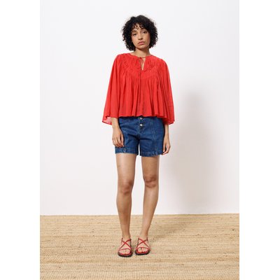Blouse  en coton CLOVICIA FRNCH