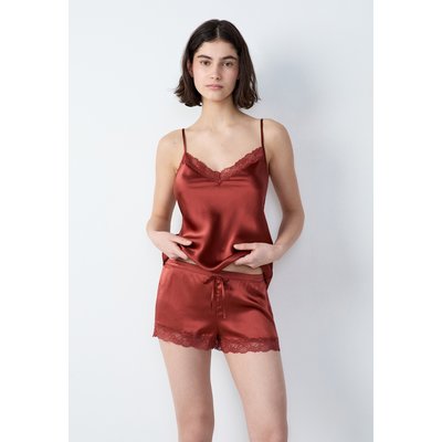 Short de pyjama en soie détails dentelle MILKY ETAM