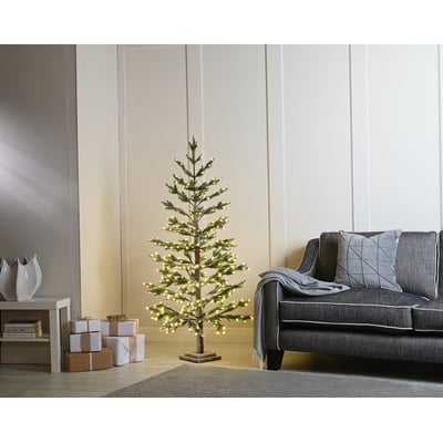 180cm Snowy Twig Christmas Tree with LED Lights SO'HOME
