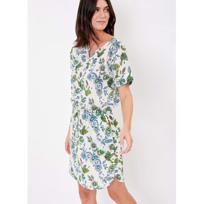 Robe imprimée voile de coton bio ajustable IMELDA LA FIANCÉE
