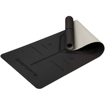 Tapis de yoga antidérapant 183 x 61 x 0.6 cm avec housse Nirvana JARDINDECO