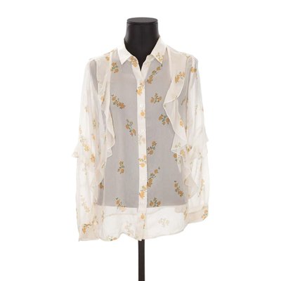 Blouse soie blanche deals
