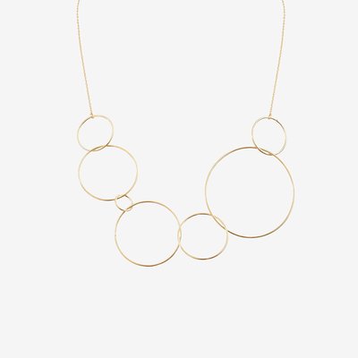 Collier doré - CIRCLE CAROLINE NAJMAN