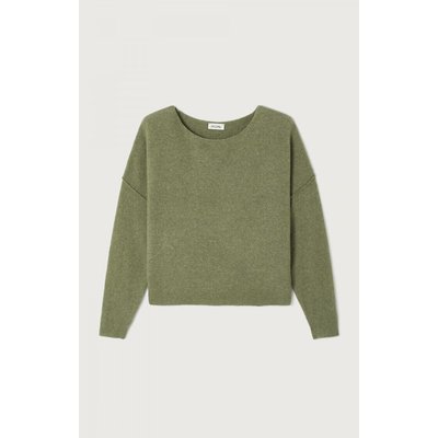 Pull col bateau en grosse maille DAMSVILLE AMERICAN VINTAGE