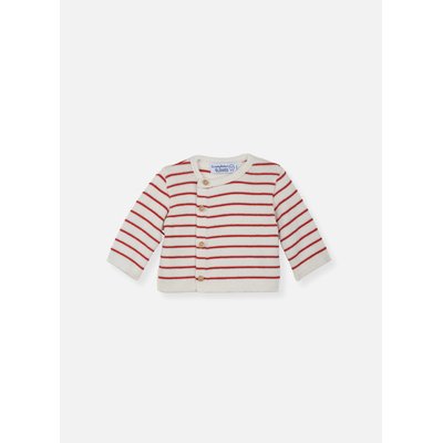 Cardigan en laine - Petit Marin LA MANUFACTURE DE LAYETTE