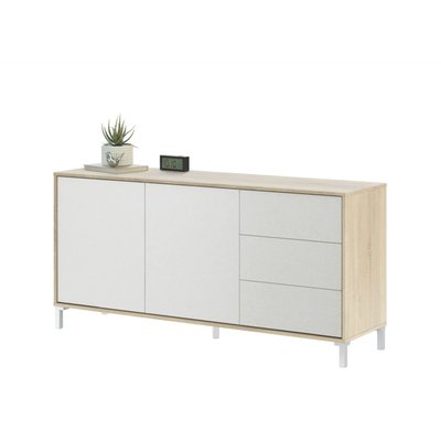 Buffet 2 portes et 3 tiroirs Brooklyn - L154cm CALICOSY