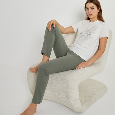 Pyjama mit kurzen Ärmeln, Jersey LA REDOUTE COLLECTIONS