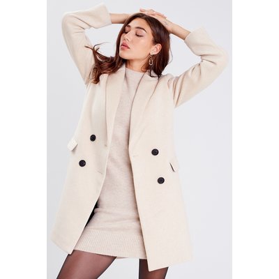 Manteau droit boutonné CACHE CACHE