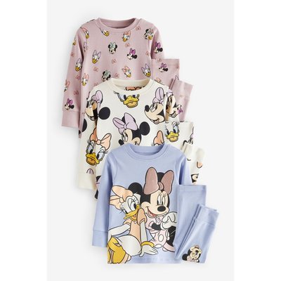 Pyjamas minnie manches longues, lot de 3 NEXT
