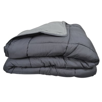 Couette légère réversible bicolore en microfibre 200 gr/m² TOISON D OR