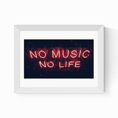 No Music No Life EAST END PRINTS