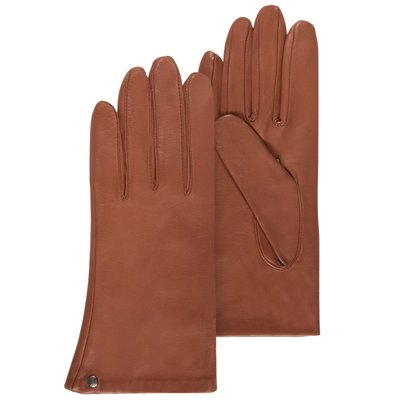Gants cuir d'agneau - doublés soie ISOTONER
