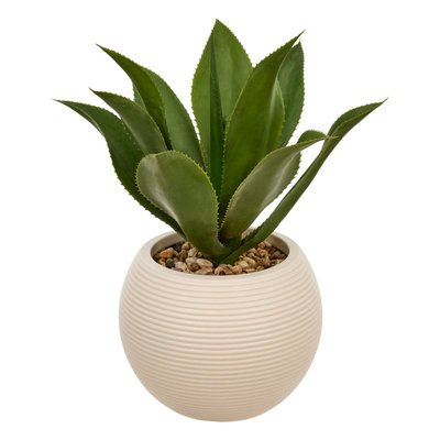 AGAVE POT PL BLC POSA H51 ATMOSPHERA