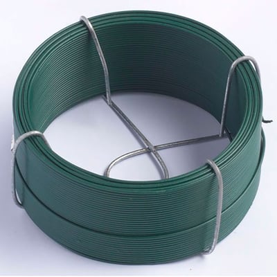 Fil D'attache Brise Vue Acier 50m Vert OVIALA