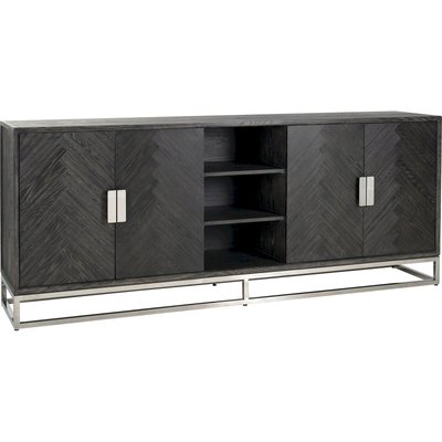 Buffet en bois et acier, Blackbone silver RECOLLECTION