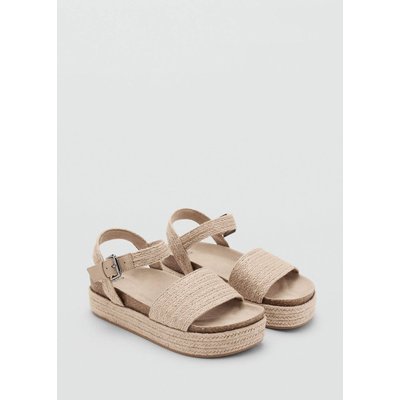 Sandales tressées jute MANGO TEEN