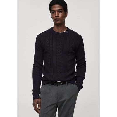 Pull-over maille tressée MANGO MAN