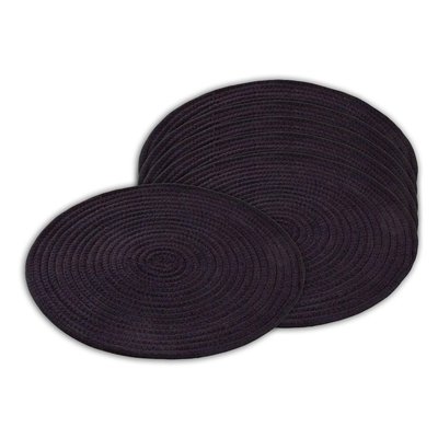 Set de table 38 cm (Lot de 6) Noir AUBRY GASPARD