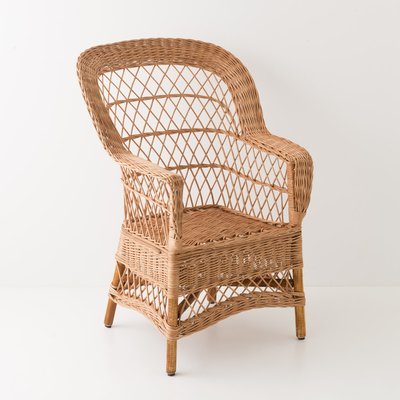 Fauteuil en osier HAUT DOSSIER KOK