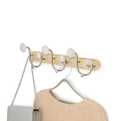 Portemanteau mural bois aluminium  MELODY UMBRA