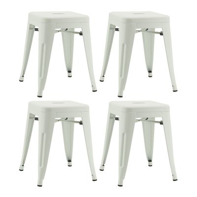 Tabouret industriel en métal laqué (Lot de 4) AUBRY GASPARD