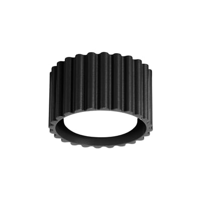 Plafonnier Aluminium Noir Gx53 1 Aura EDEN