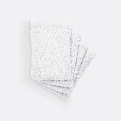 4er-Pack Frottee-Waschhandschuhe Scénario LA REDOUTE INTERIEURS