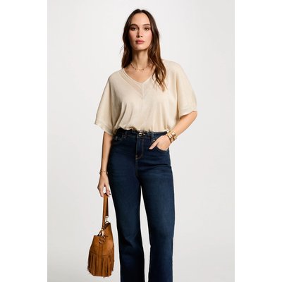Pull col en V manches courtes MORGAN