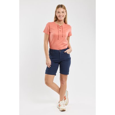 Bermuda taille élastique en coton LINORA BERMUDES