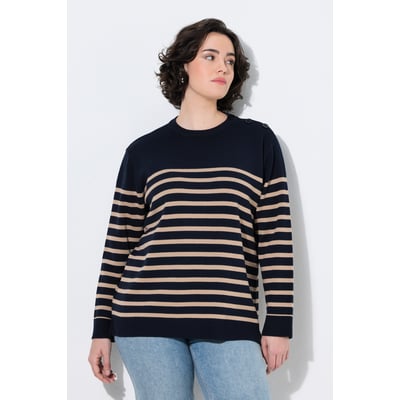 Pull rayé, patte de boutonnage ULLA POPKEN