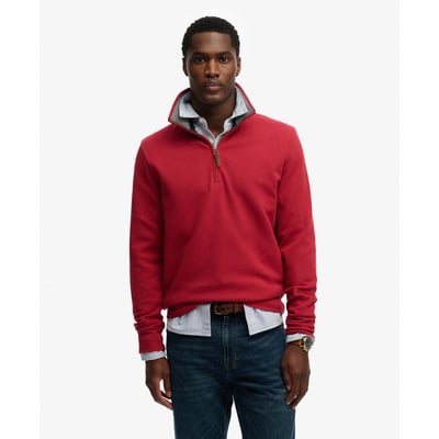 Sweat Piqué Demi-Zip Essential SUPERDRY
