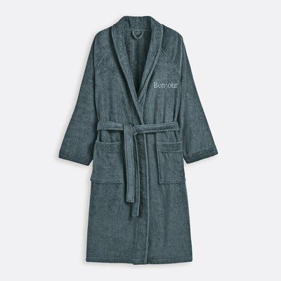 Peignoir éponge col châle personnalisé, Haxel LA REDOUTE INTERIEURS