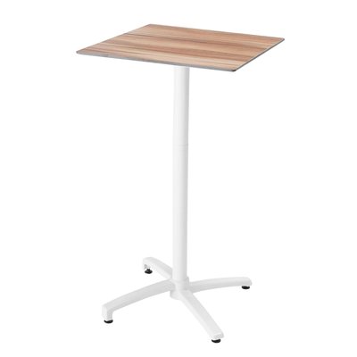 Table de jardin carré haute inclinable en hpl, OPERA OVIALA