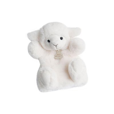 Doudou marionnette Agneau HISTOIRE D'OURS