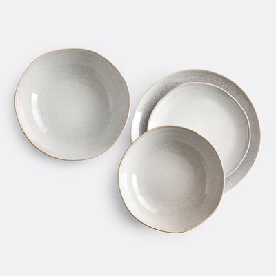 Lote de 4 platos de postre de gres, Soul LA REDOUTE INTERIEURS
