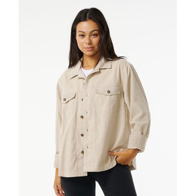 Chemise velours beige femme 2025