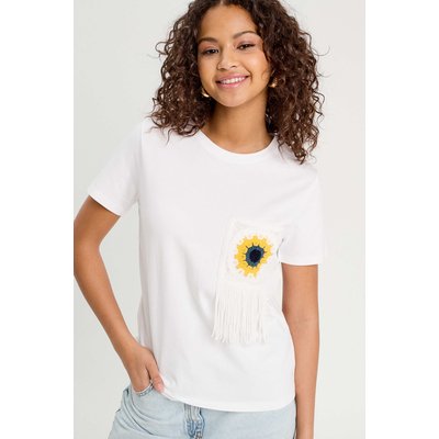 T-shirt poche crochet CACHE CACHE