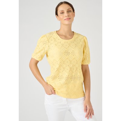 T-shirt en maille ajourée effet dentelle DAMART