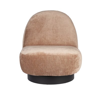 Fauteuil rotatif en tissu doux - EDEN ZUIVER