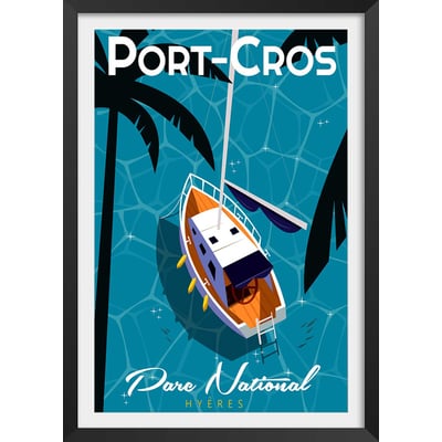 Poster de port cros HEXOA
