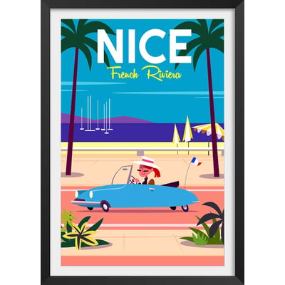 Poster nice promenade des anglais HEXOA