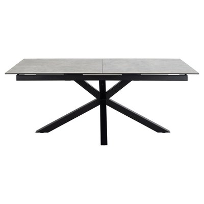 Table de salle à manger rectangulaire extensible en céramique 8/10 places L200/240 - NEIVA HELLIN, DEPUIS 1862